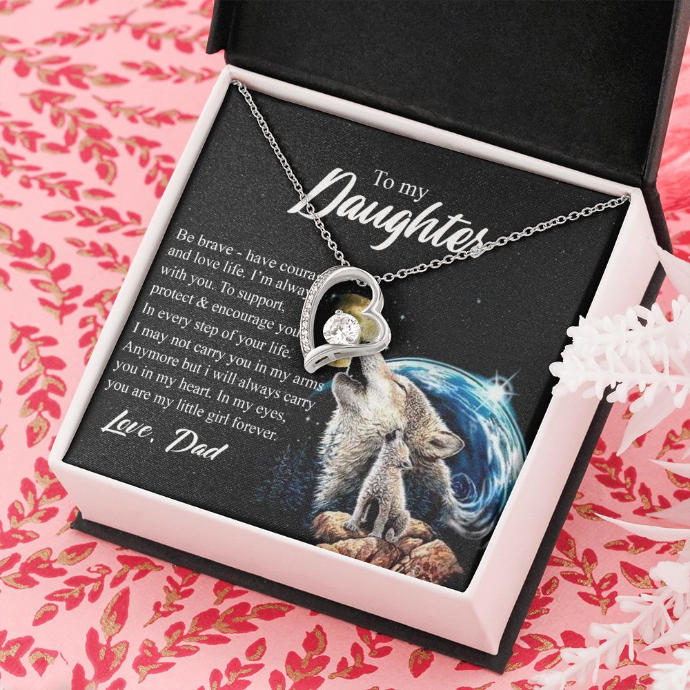 Mother Daughter Gift Ideas, To My Daughter Gift Necklace from Mom, Jewelry Pendant Present for Daughter, Birthday Christmas Gift Graduation Gifts for Daughters, Mother and Daughter Necklace 26 Forever Love Necklace