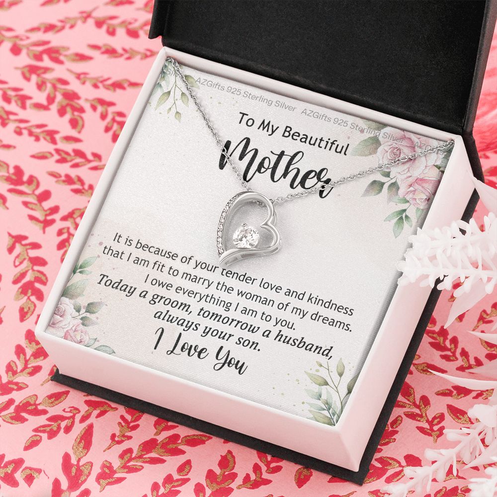 Mother Of The Groom Gift, Mother Of The Groom, Mother Of The Groom Gifts, Gift For Mother Of The Groom, Mother Of Groom Forever Love Necklace
