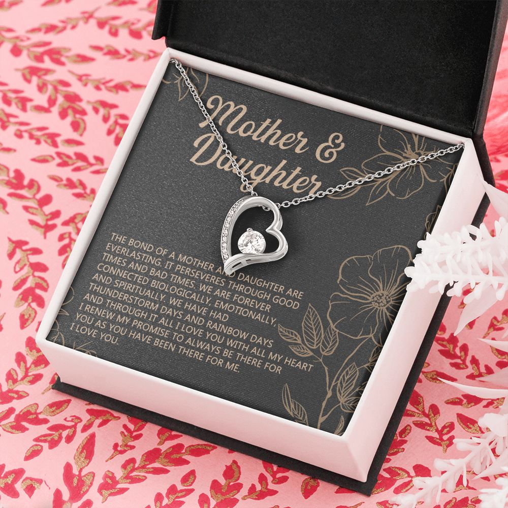 Mother Daughter Necklace Mothers day Necklace Mother Daughter Gift Mother Daughter Jewelry Gift For Daughter From Mom Daughter Mother Forever Love Necklace