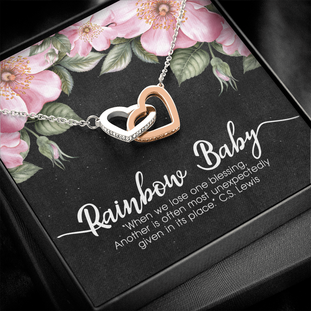 Rainbow Baby Necklace Miscarriage Necklace Angel Baby Keepsake Gift Pregnancy