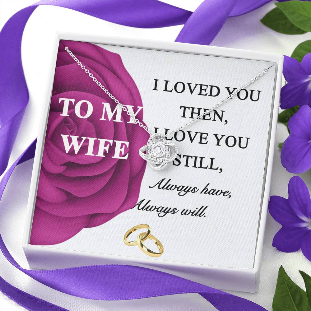 To My Wife Necklace -gift for Wife, Birthday Anniversary Necklace From HUsband