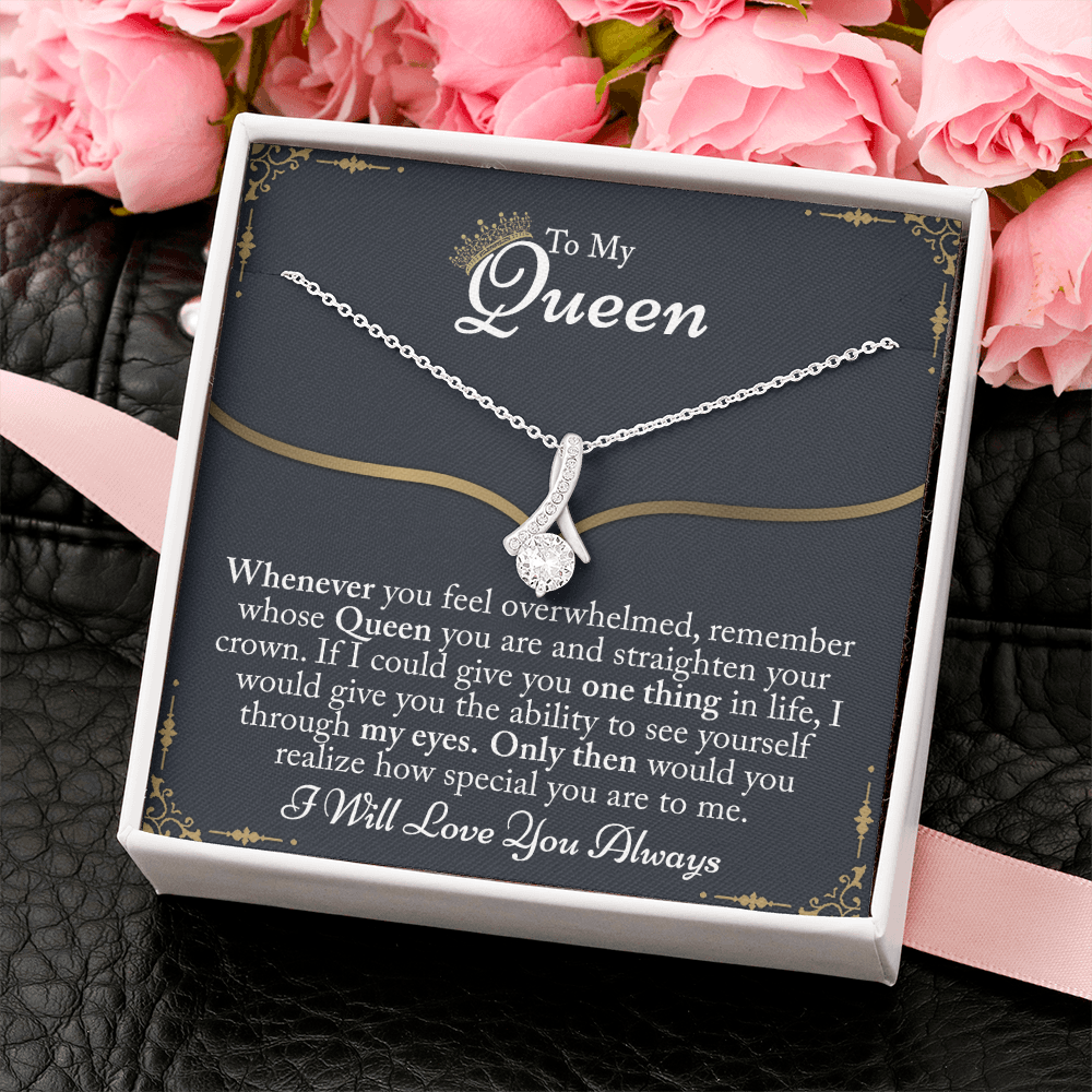 To My Queen Gift For Her Jewelry Gift Her Gift for Her Christmas Necklace