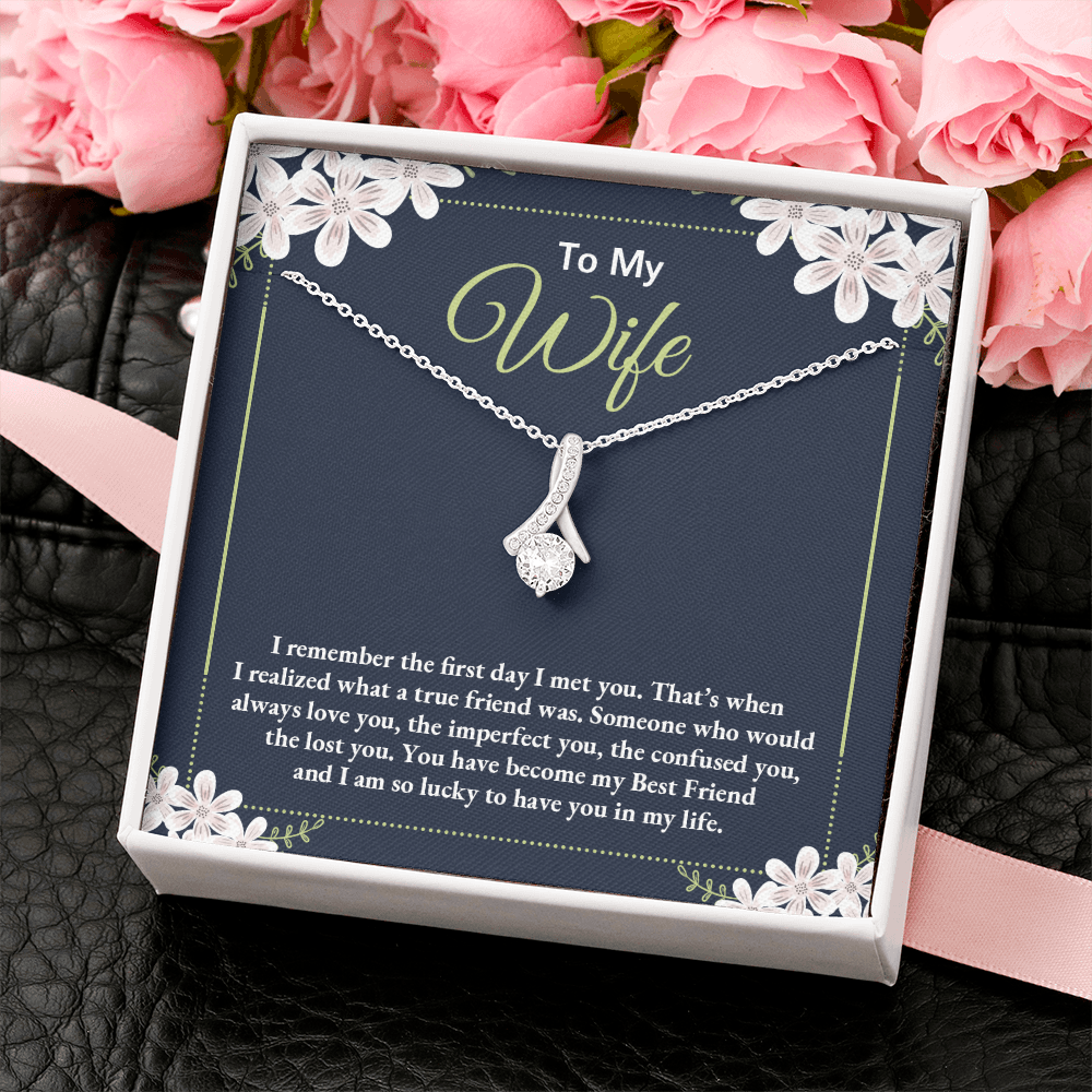 To My Wife Necklace Gift Alluring Beauty Necklace Birthday Gifts for Daughter 175146937086