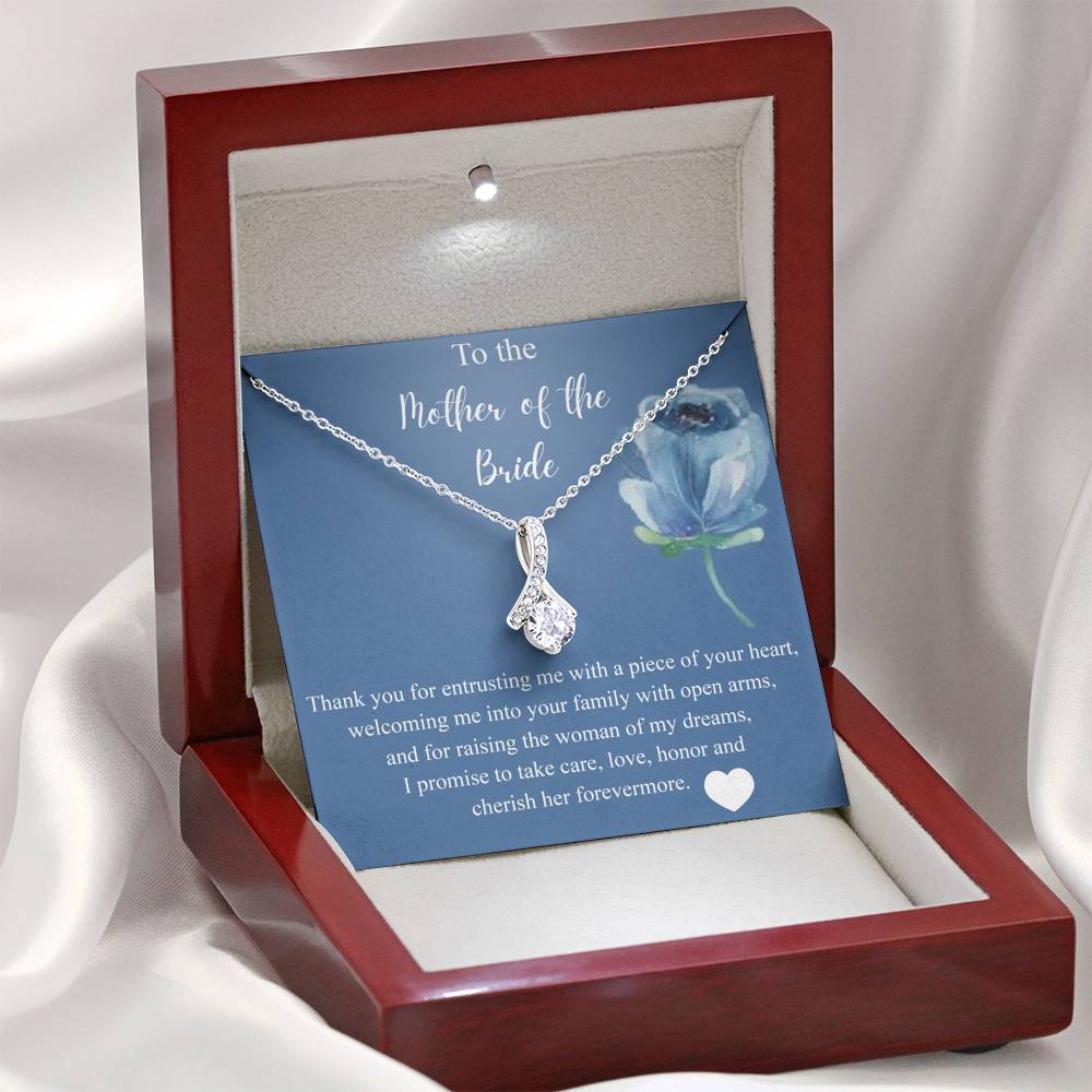 Mother Of The Bride Gift From Groom, Alluring Beauty Necklace, Future Mom