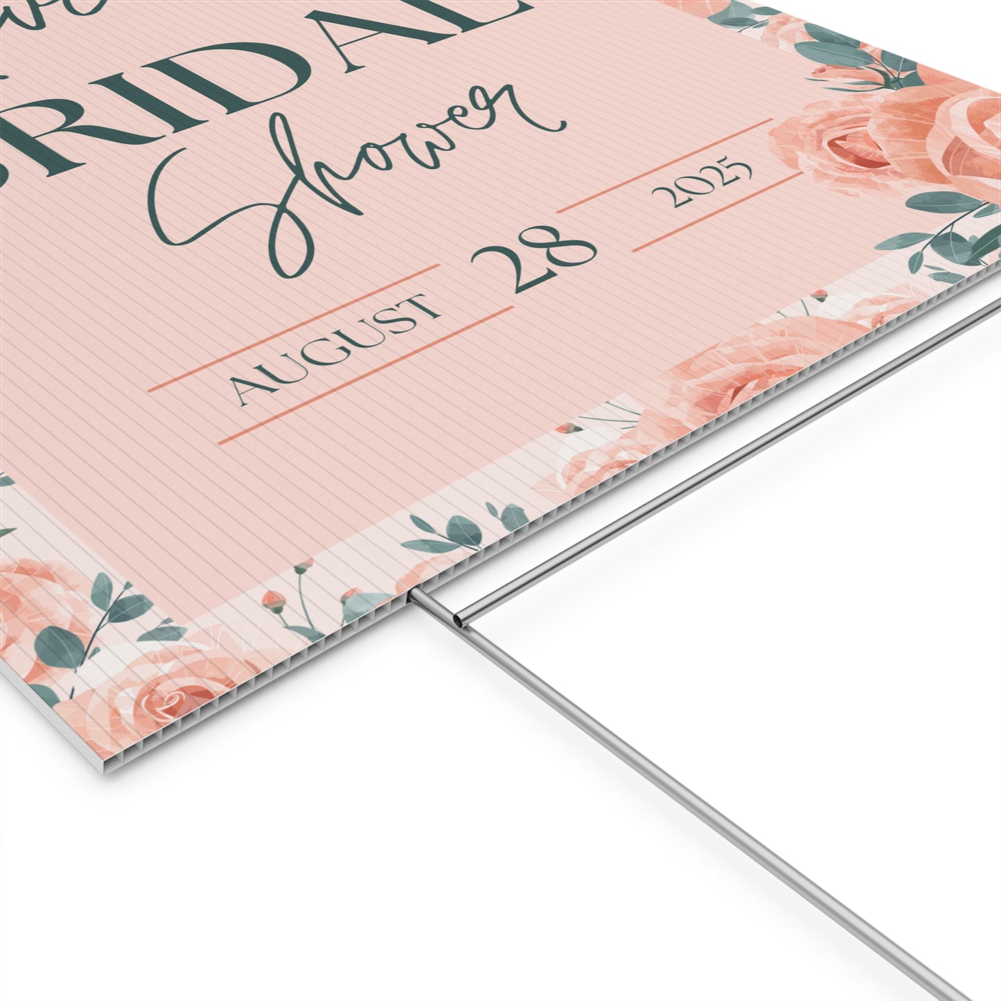Personalized Bridal Shower Sign, Custom Welcome To Sign Wildflower For Bridal Shower Decorating On Stand Decor Bridal Shower Decorative Signage Floral Welcome Sign Flower Bar Outdoor Banner 10