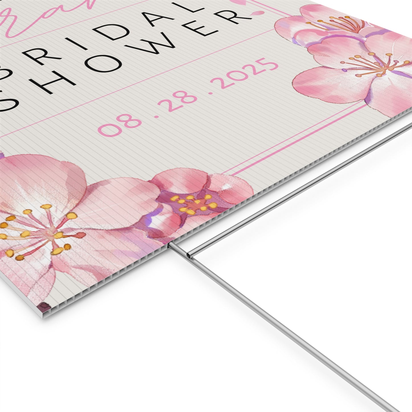 Personalized Bridal Shower Sign, Custom Welcome To Sign Wildflower For Bridal Shower Decorating On Stand Decor Bridal Shower Decorative Signage Floral Welcome Sign Flower Bar Outdoor Banner 11