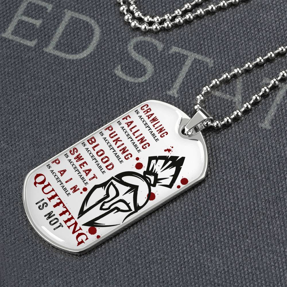 To My Son Dog Tag Necklace Wherever You Journey Gifts From Daddy's