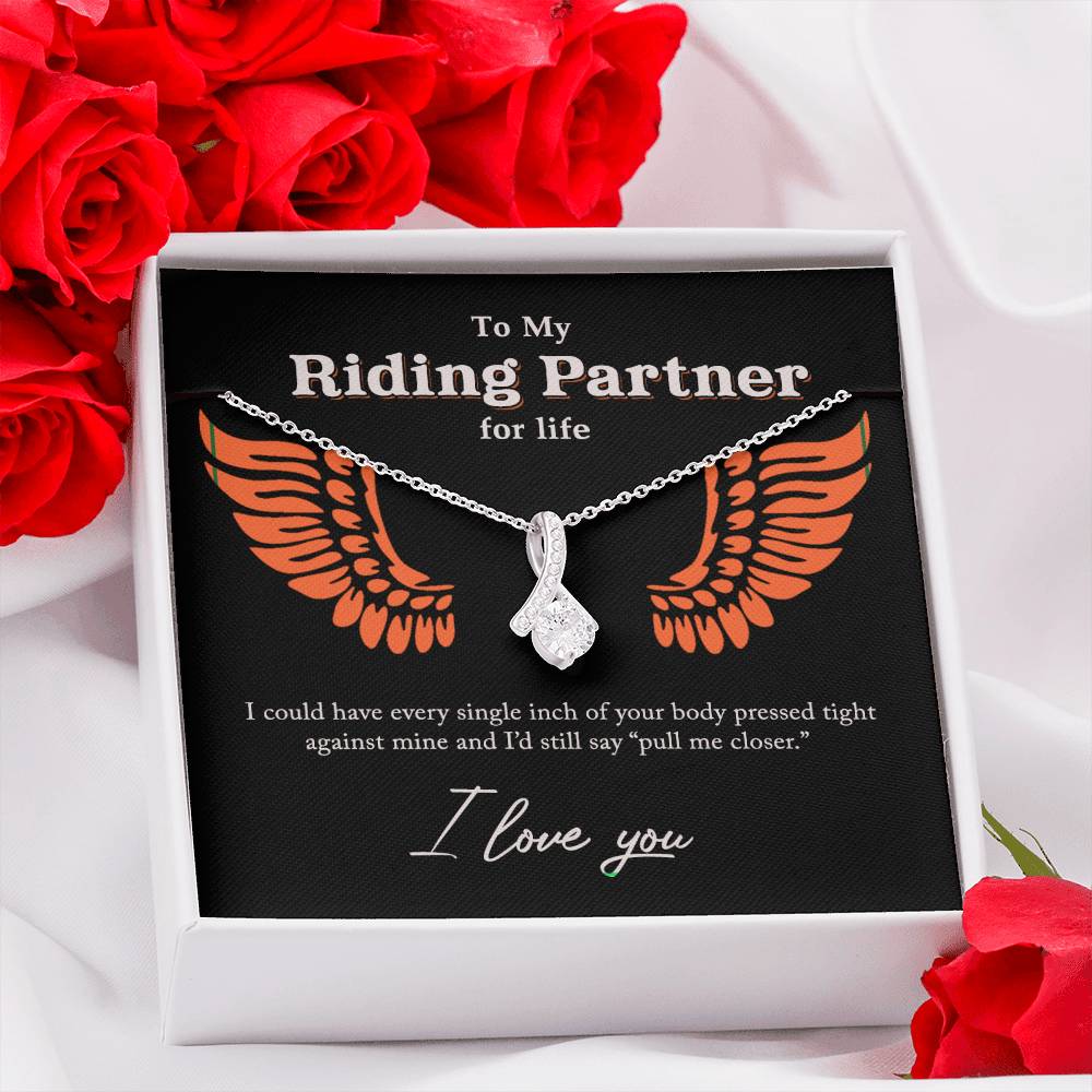 Message Card and Gift Box To My Riding Partners For Life Motorcycle Girlfriend