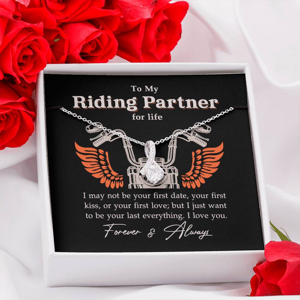 Riding Partner Gift Riding Partner Necklace Biker Woman Birthday Gift Anniversar