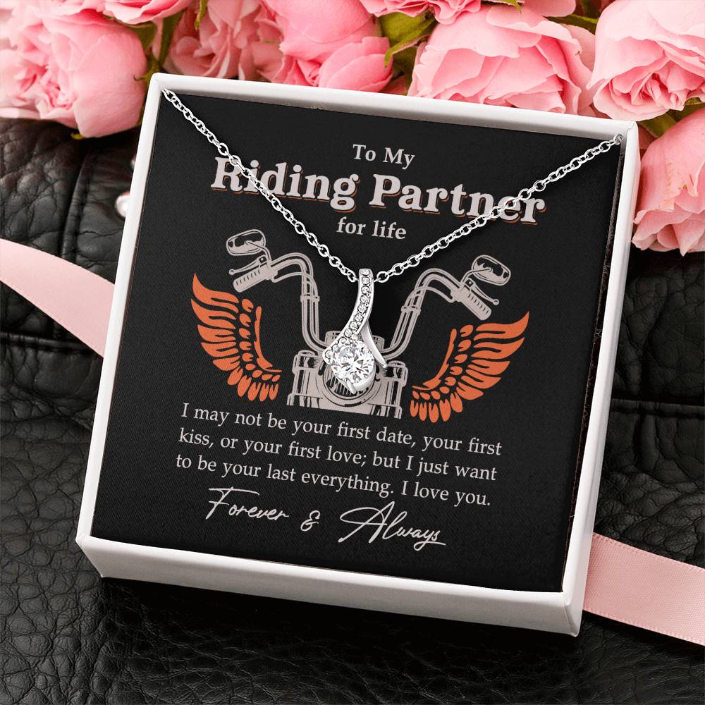 Riding Partner Gift Riding Partner Necklace Biker Woman Birthday Gift Anniversar