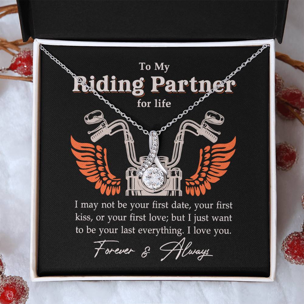Riding Partner Gift Riding Partner Necklace Biker Woman Birthday Gift Anniversar