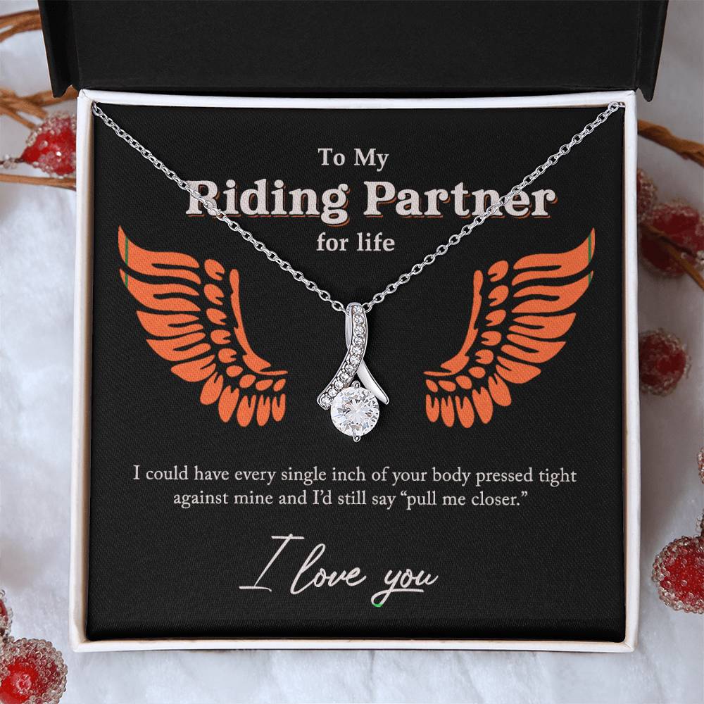 Message Card and Gift Box To My Riding Partners For Life Motorcycle Girlfriend