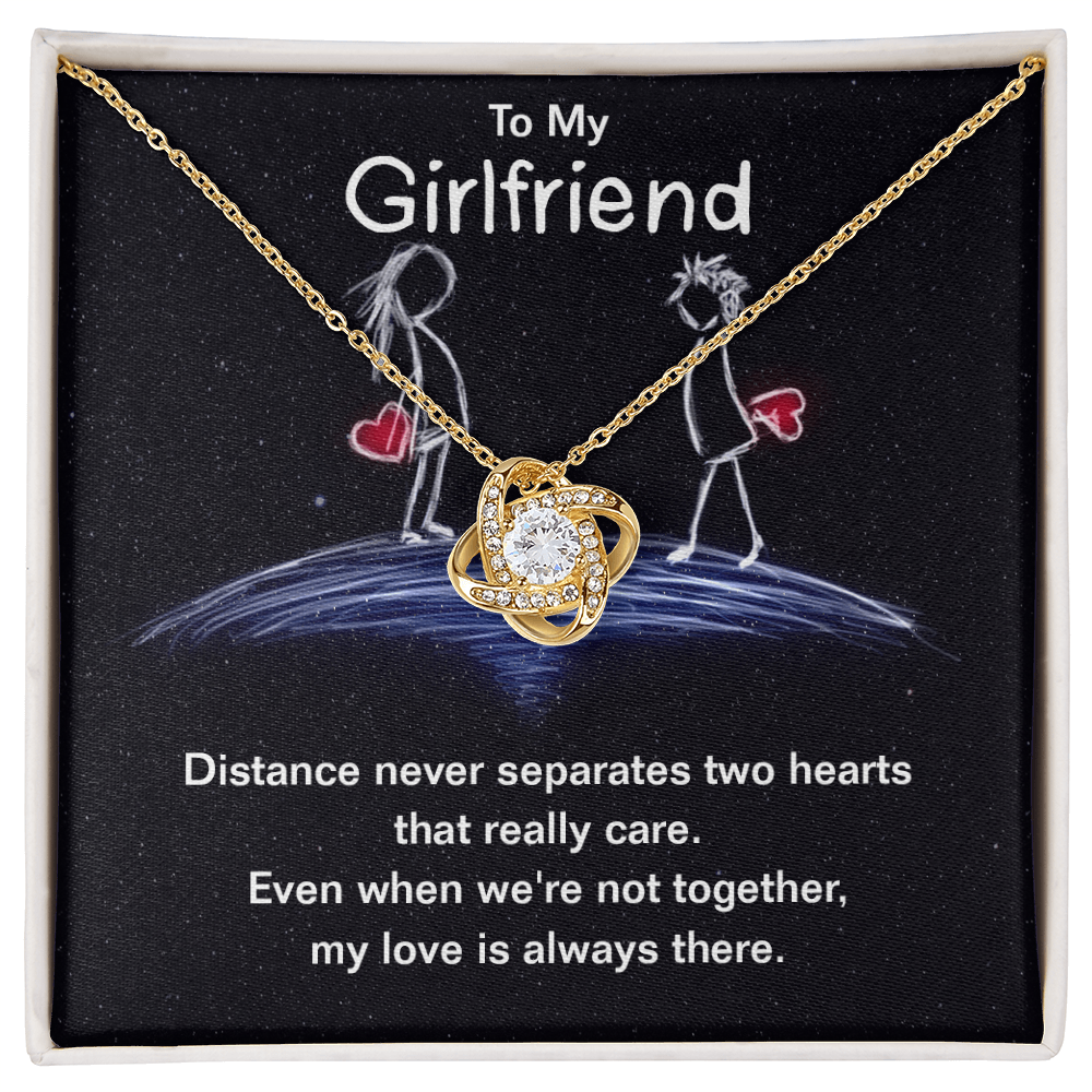 Boy And Girl Jewelry, To My Girlfriend Necklace From Boyfriend, Girlfriend Gift Necklace For Her On Christmas, Anniversary, Birthday, Special Day