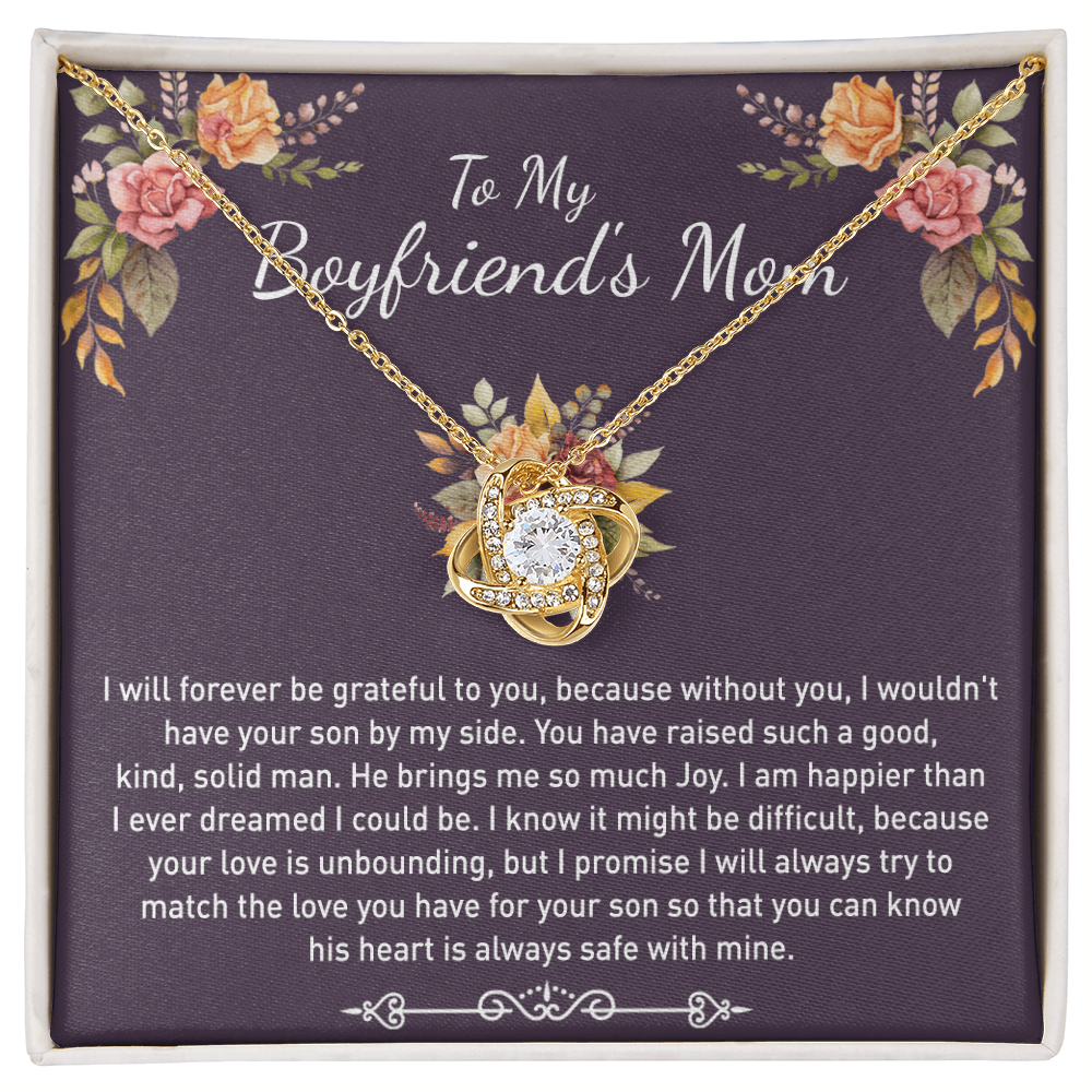Gift Necklace For Boyfriend's Mom, Boyfriend Mom Gift Necklace, To My Boyfriends Mom's Gift, Mother's Day Gift For Boyfriends Mom, Boyfriend Mom Necklace From Girlfriend, To My Mother In Law Gift