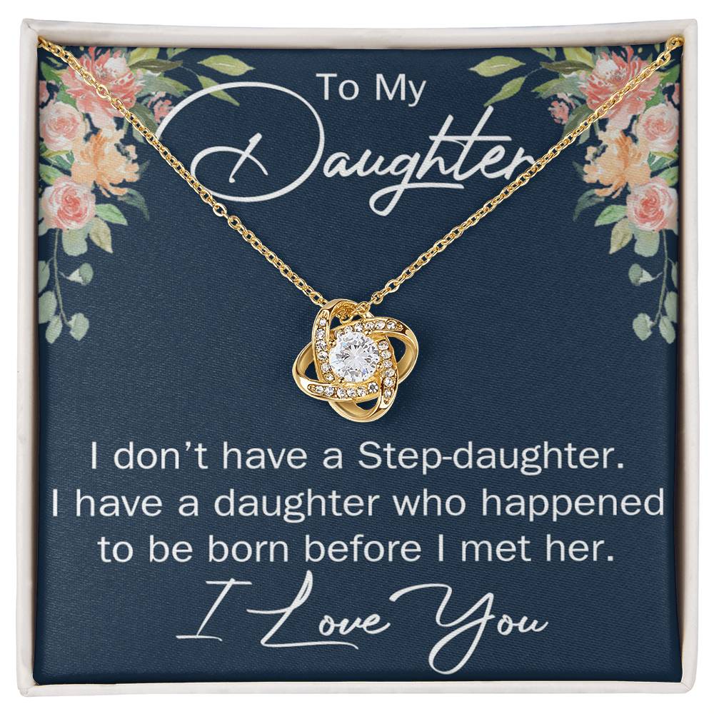 To My Daughter Necklace Gift From Mom Or Dad, Necklace Pendant for Daughter Gift On Graduation Gift Christmas Birthday Gift for Daughter Gift Set Jewelry Gift for Girls, Her Step Daughter Necklace