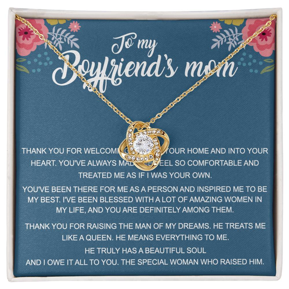To My Boyfriends Mom, Boyfriends mom gift, Mothers day gifts, Jewelry for Mom