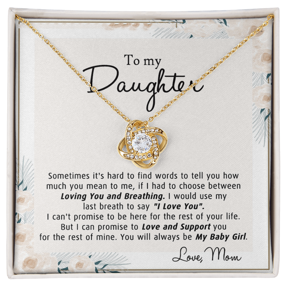 Gift Necklace For Daughter from Mom, Mother And Daughter Necklace Pendant Jewelry Gift for Girls Daughter Graduation Gift from Mother To My Daughter Necklace Gift Unique Grown Up Daughter