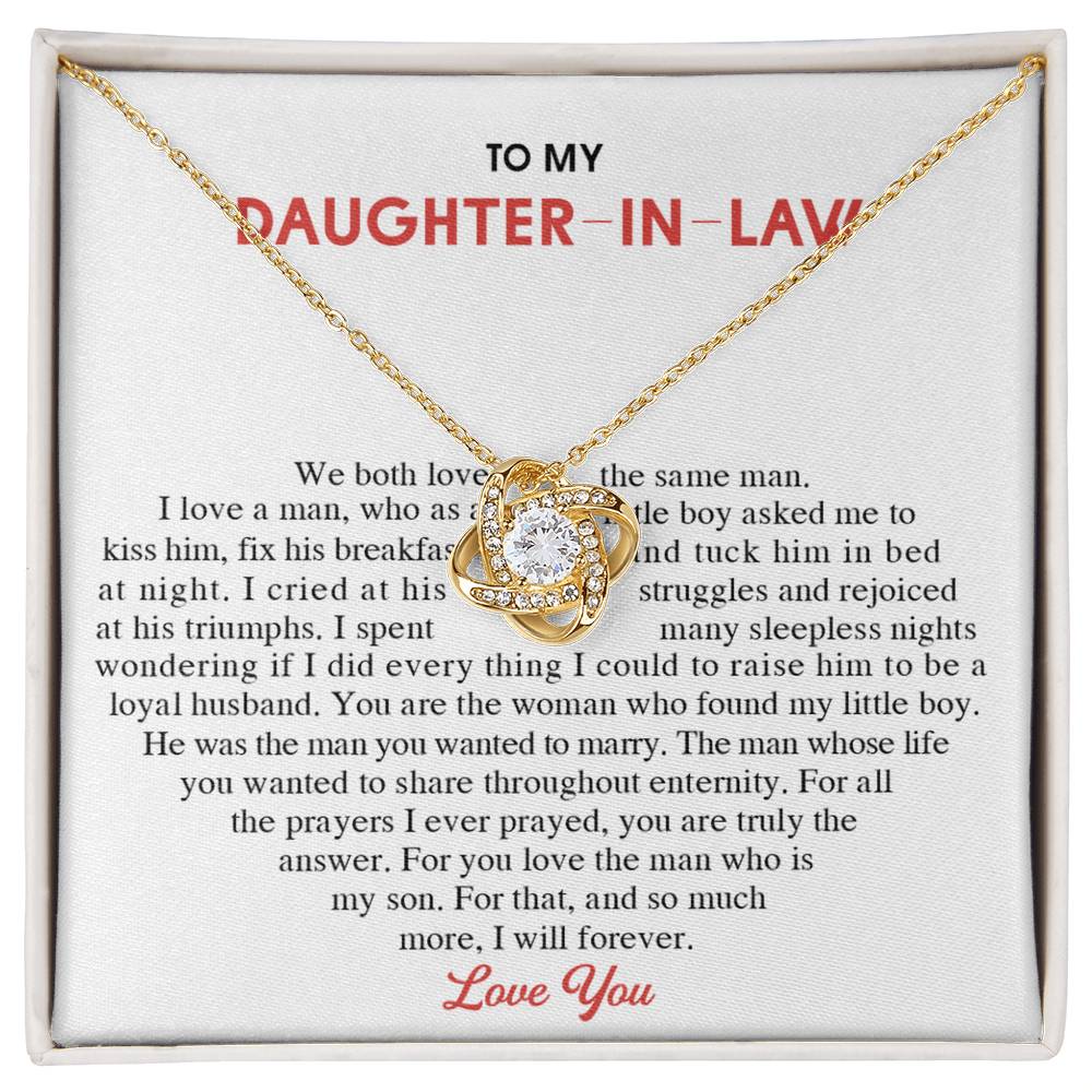 To My Daughter-In-Law Gift Necklace From Mom On Wedding Gift, Jewelry From Mother-In-Law Gift For Bride, Necklace Gift for , Birthday, Anniversary Graduation Gift Jewelry Gifts For Daughter In Law