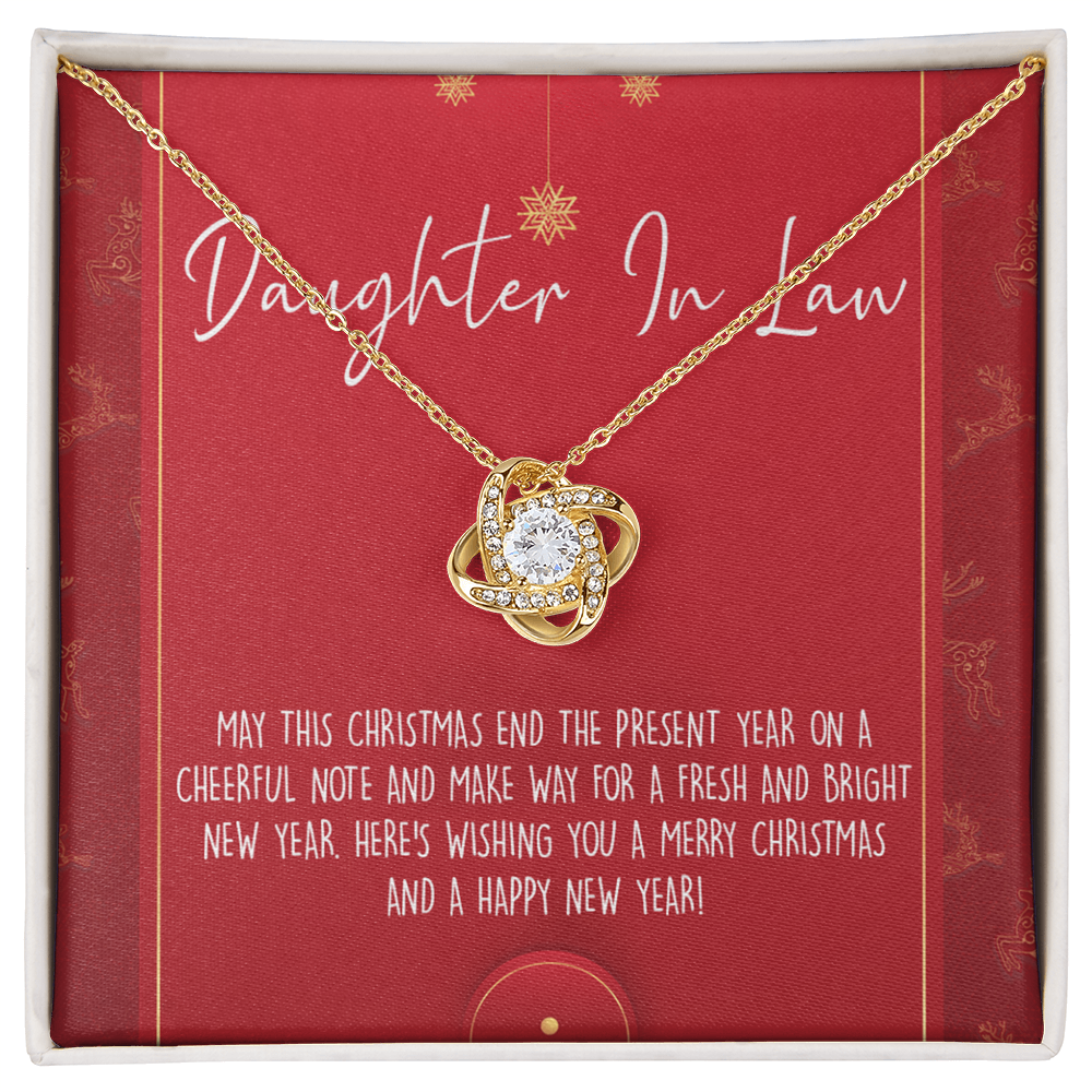 Christmas Necklace for Daughter in Law Gift Necklace, Daughter in Law Jewelry, Graduation Gift for Daughter in Law, Gift from Mother in Law, Daughter in Law Xmas Holiday Gift From In Law