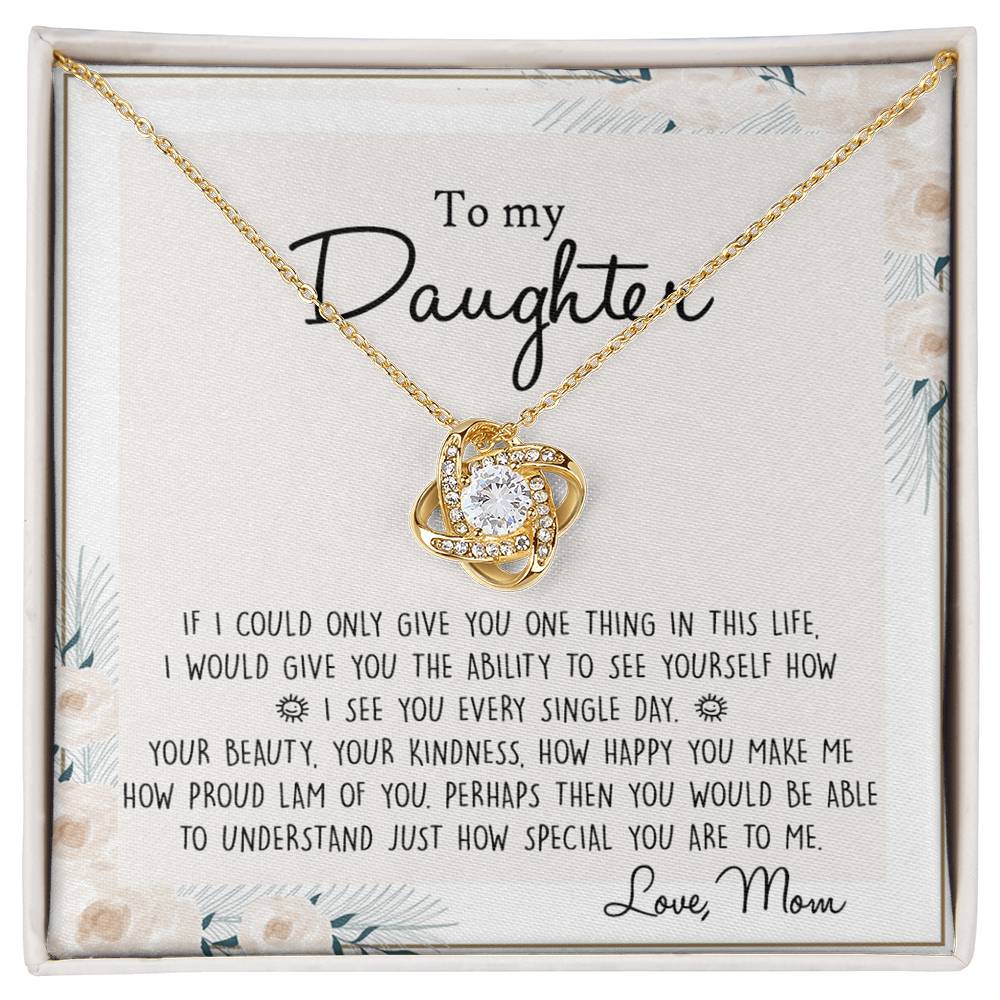 Daughter Gift From Mom Mother To My Daughter Necklace from Mom Gift for Daughter Jewelry Necklace Meaningful Jewelry Personalized Necklace For Daughter, Jewelry Gifts For Women Girls Her