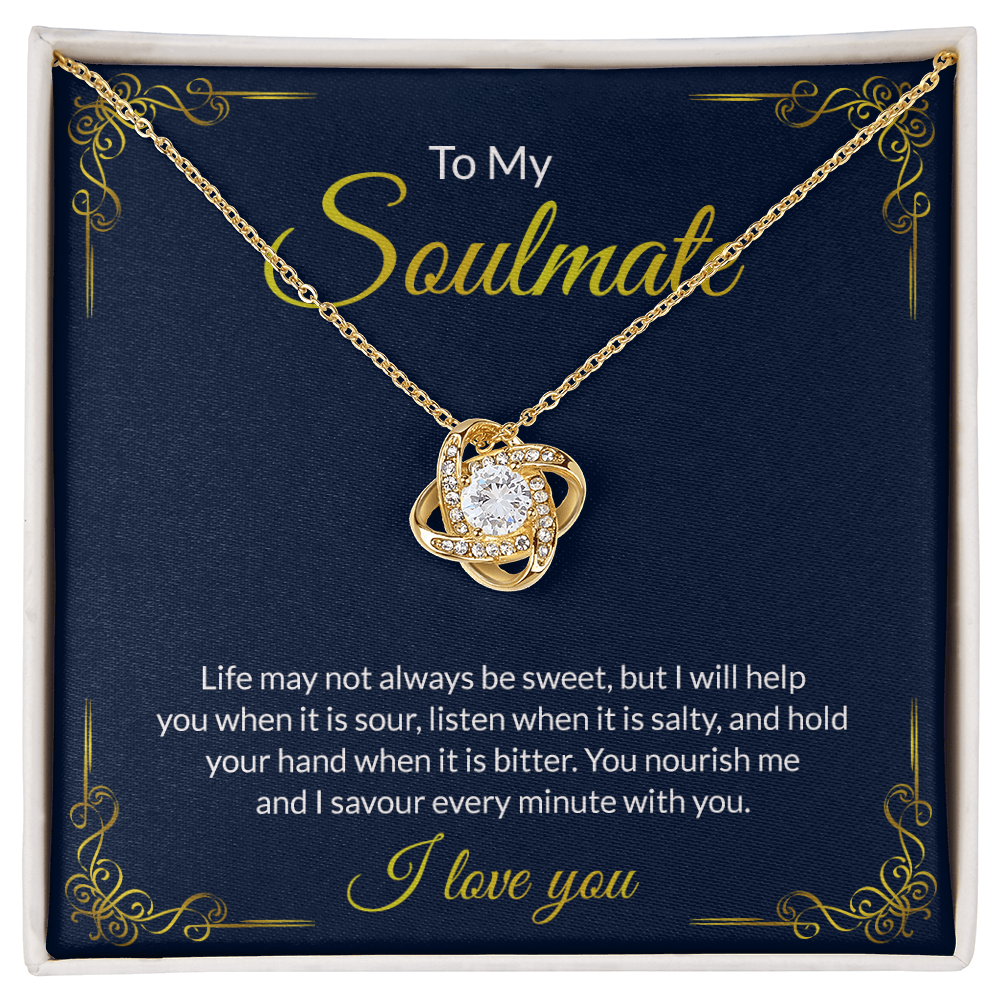 Soulmate Gift Necklace For Her To My Soulmate Necklace From Husband, Boy Friend To Soulmate Love Necklace Gift For Her Soulmate Jewelry Gift Her Gift Necklace for Her Romantic, Girlfriend Gift