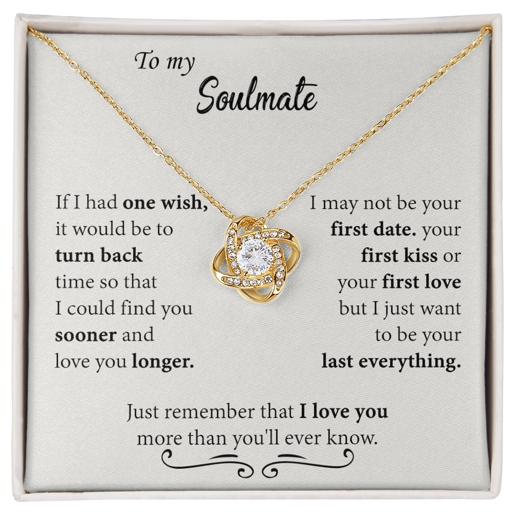 Soulmate Jewelry, Gift Box Include, Soulmate Gift Necklace, My Soulmate Necklace, Soul Mates to to My Soulmate Gift Necklace From Husband, Soul Mate Necklaces, to My Beautiful Soulmate Necklace