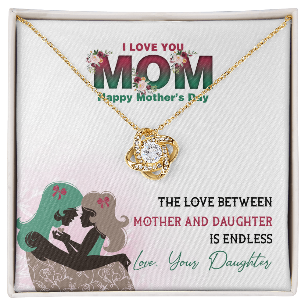 I love you Mom Gifts, Mother's Day Necklace Gift, To My Mom Necklace From Daughter, Daughter To Mom Gift