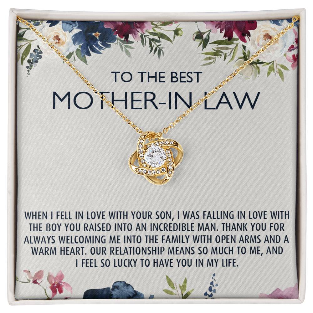 To My Mother-In-Law Gift Mothers Day Gift Necklace Mother-In-Law Gifts Jewelry