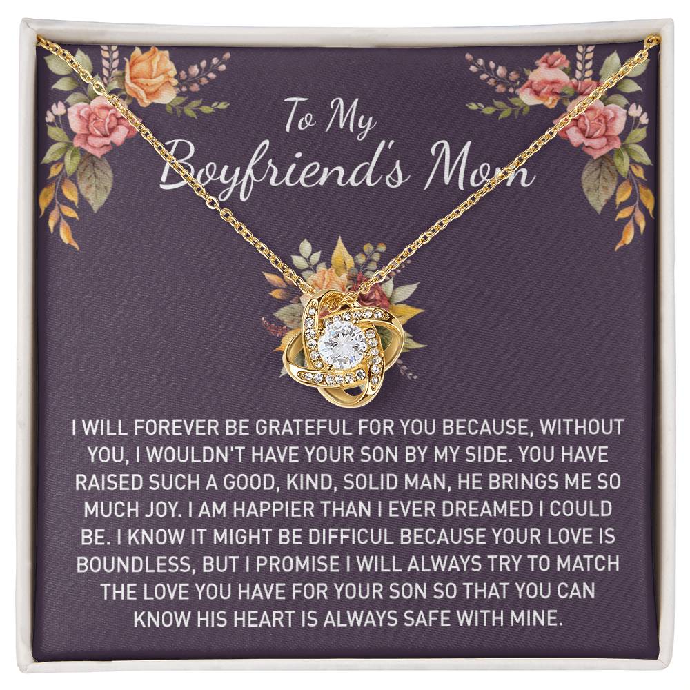 To My Boyfriends Mom Necklace From Girlfriends, Gift Necklace For Boyfriends Mom Gift Necklace, Mother's Day Necklace Gift for Bf Mom, Mothers Day Necklace For Boyfriends Mom From Girlfriend