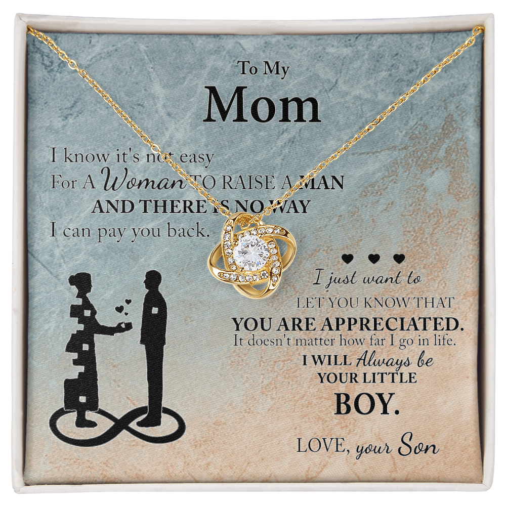 Mom Gift From Son To Mother Necklace Thoughtful Birthday Gift Sentimental