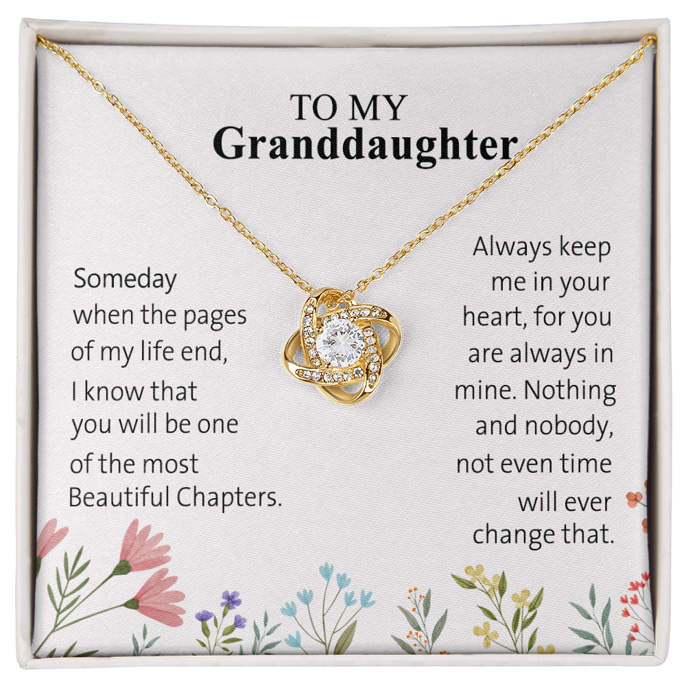Granddaughter Gifts From Grandma - Granddaughter Necklace, Jewelry Keepsake Gifts For Granddaughter, Love Gift For Adults Or Girls On Birthday, Graduation, Wedding, Valentines, Mothers Day Christmas