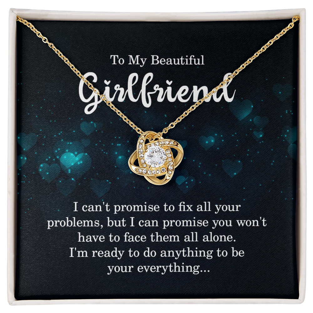 To My Beautiful Girlfriend Necklace From Boyfriend, Men Girlfriend Gift Necklace