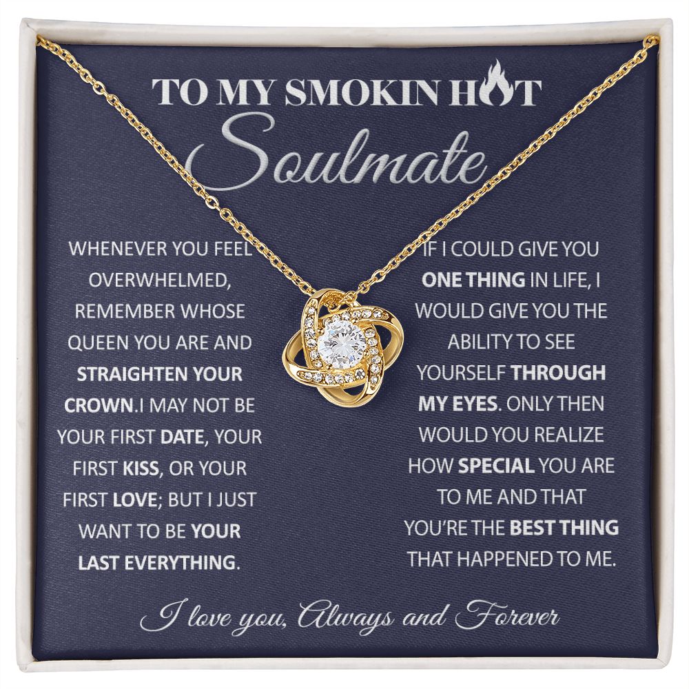 To My Smokin Hot Soulmate Necklace Wife Gifts From Husband To My Wife Necklace 175705677740