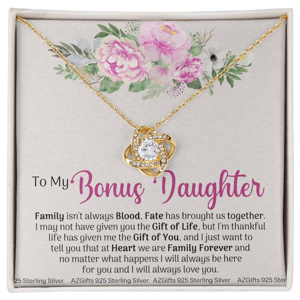 To My Bonus Daughter, Bonus Daughter Necklace, Step Daughter Necklace, Gifts For Stepdaughter, Gifts For Bonus Daughter, Bonus Daughter Gifts, Step Daughter Jewelry Gift For Girls, Little Girl