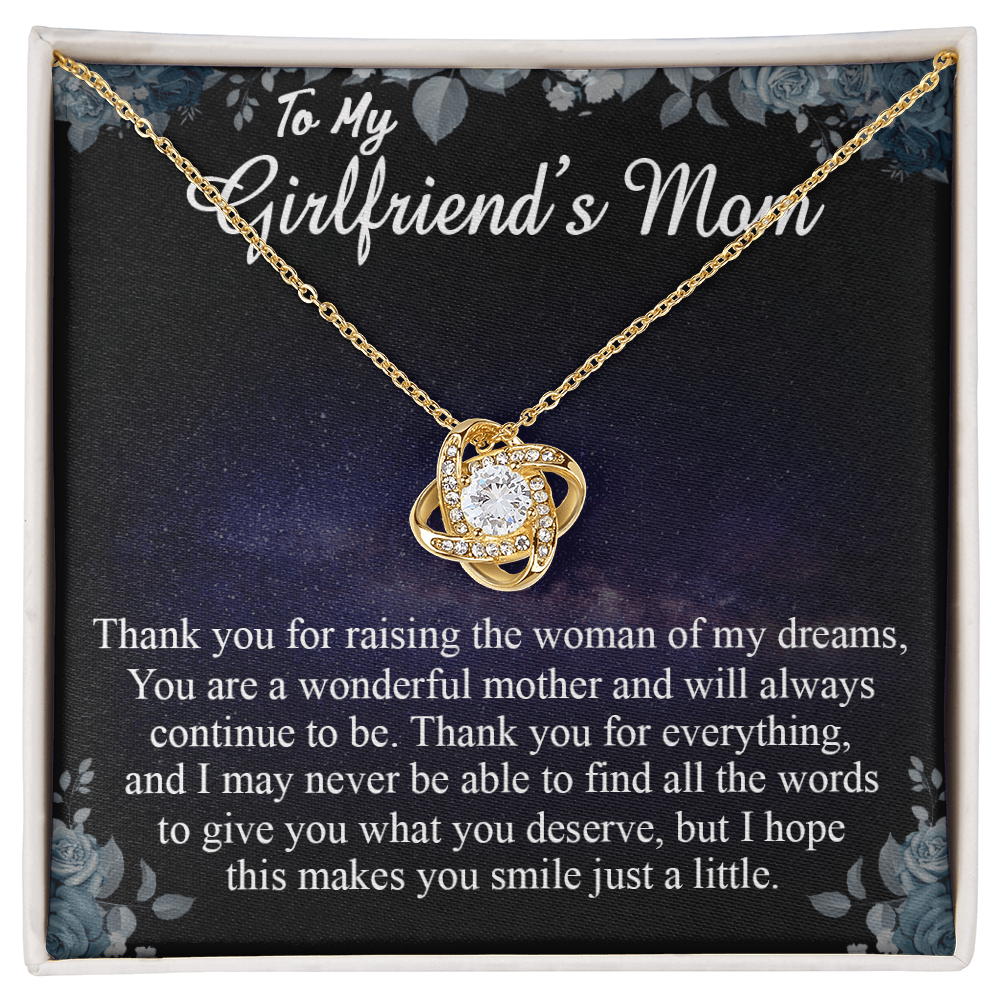 To My Girlfriends Mom Gift Mother's Day Gift for Girlfriend's Mom Necklace Gift On Christmas, Anniversary, Birthday Gifts