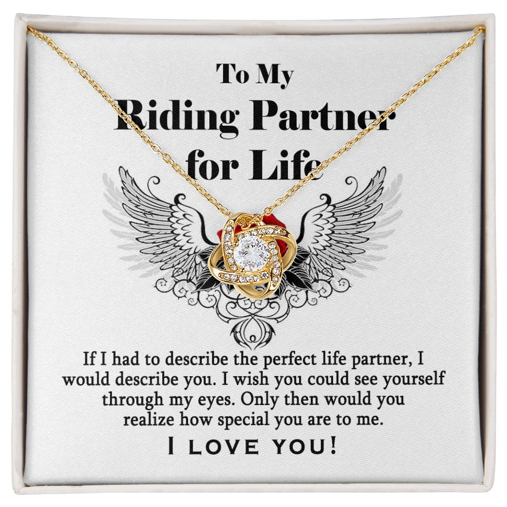 To My Riding Partner for Life Necklace From Husband, I Love You Gift Necklace Girlfriend, My Wife Gift Necklace My Wife, Gift for Her Luxury Jewelry Necklaces styles On Birthday, Xmas, Anniversary