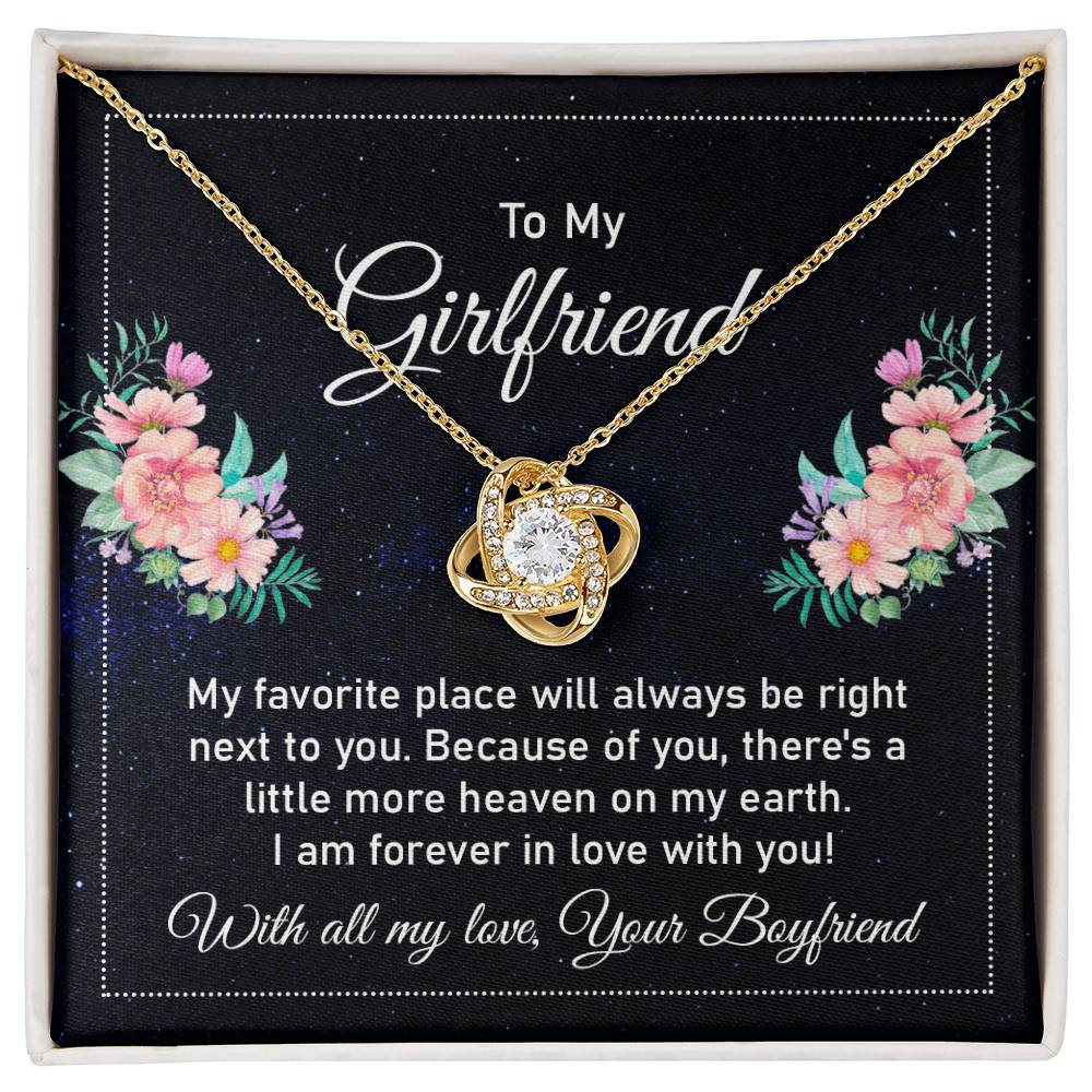 Boyfriend And Girlfriend Gift Jewelry, To My Girlfriend Necklace From Boyfriend