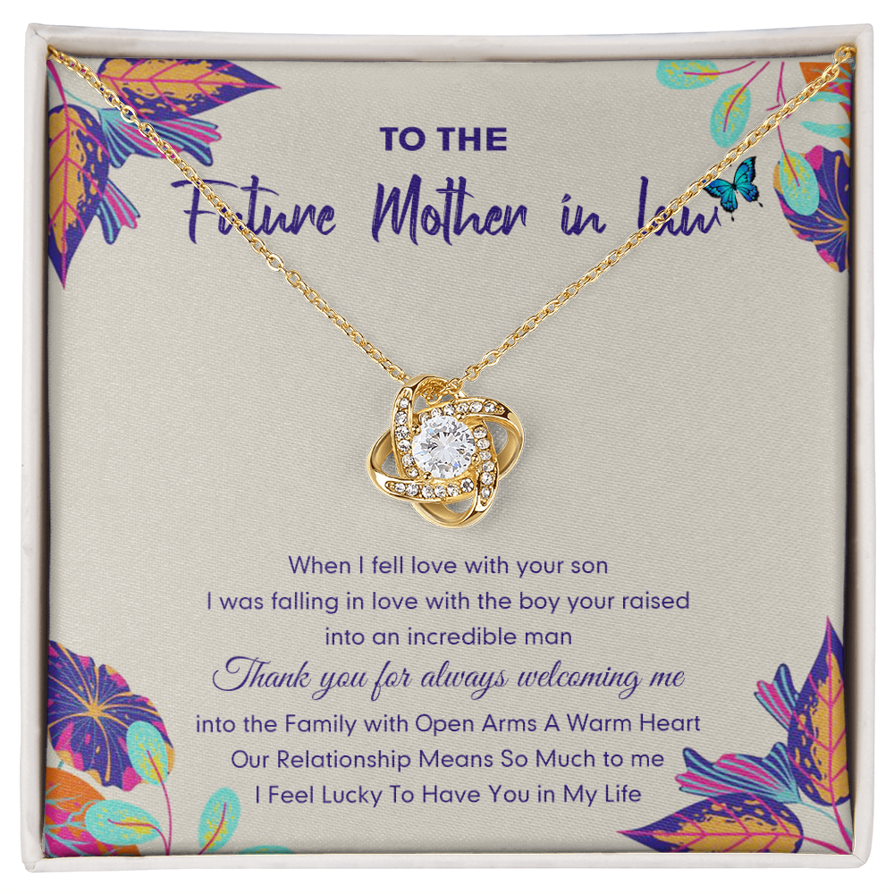 Future Mother In Law Gift Necklace, To The Future Mother In Law Necklace From Daughter In Law, Personalized Necklace Gift For Mom, Happy Mother's Day Necklace Gift, Jewelry Gift For Mother In Law