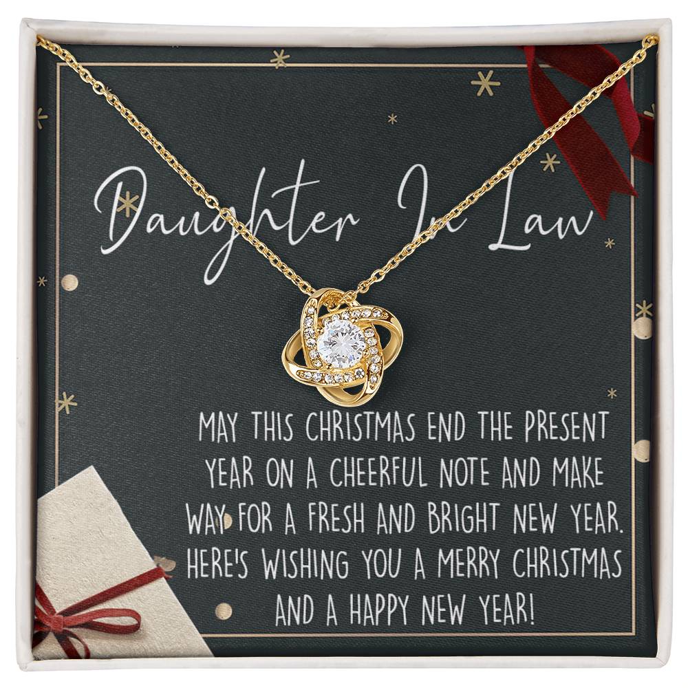 Christmas Jewelry for Girls Daughter in Law Gift Necklace, Daughter in Law Jewelry, Xmas Holiday Gift for Daughter in Law, Son's Gift, Daughter in Law Gift, Necklace From Daughter In Law