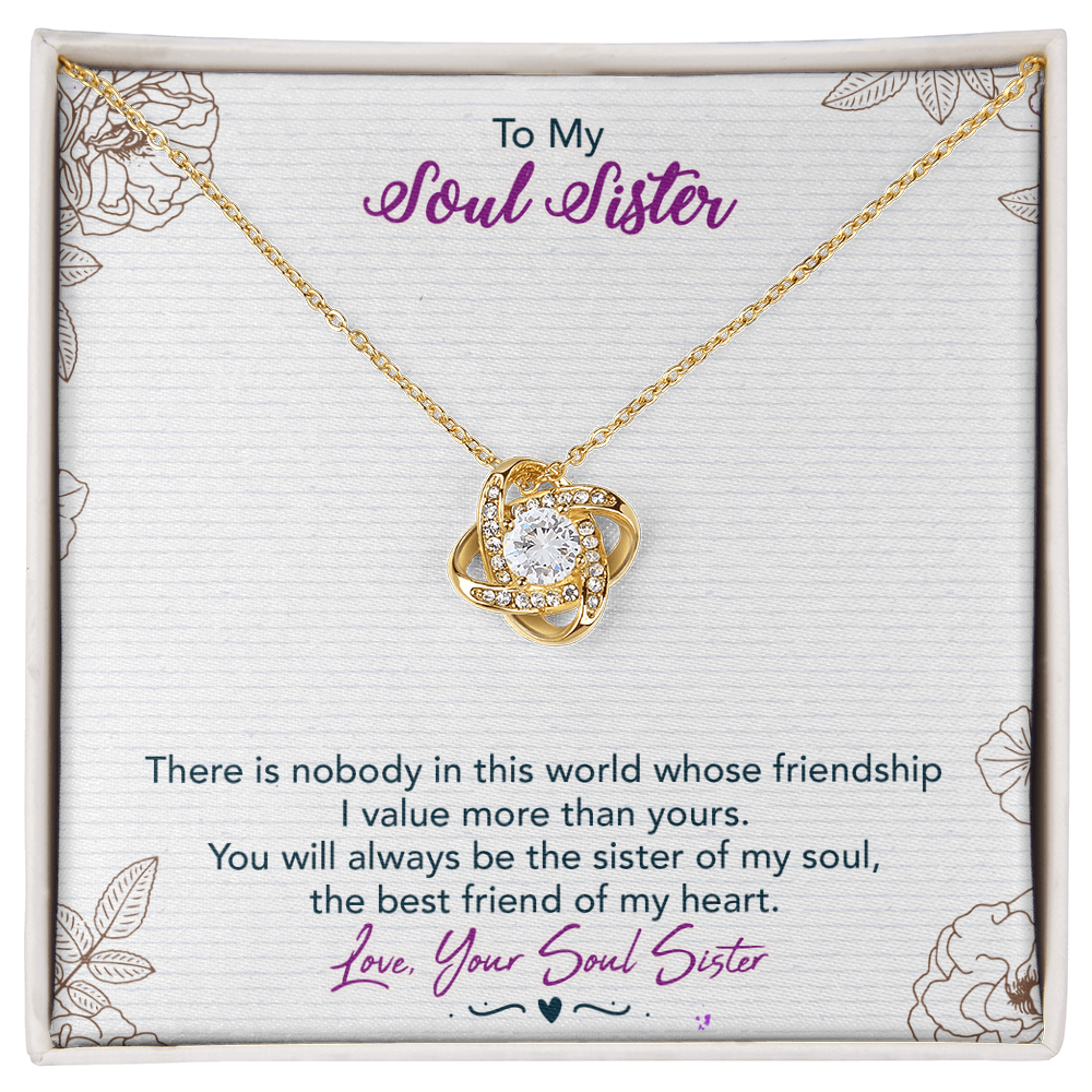 Soul Sister Gift Necklace, Unbiological Sister Gift Necklace, Sister In Law Gift Pendant, future sister in law gift Necklace On Birthday, Anniversary Valentine Day, Christmas Wedding Gift Necklace