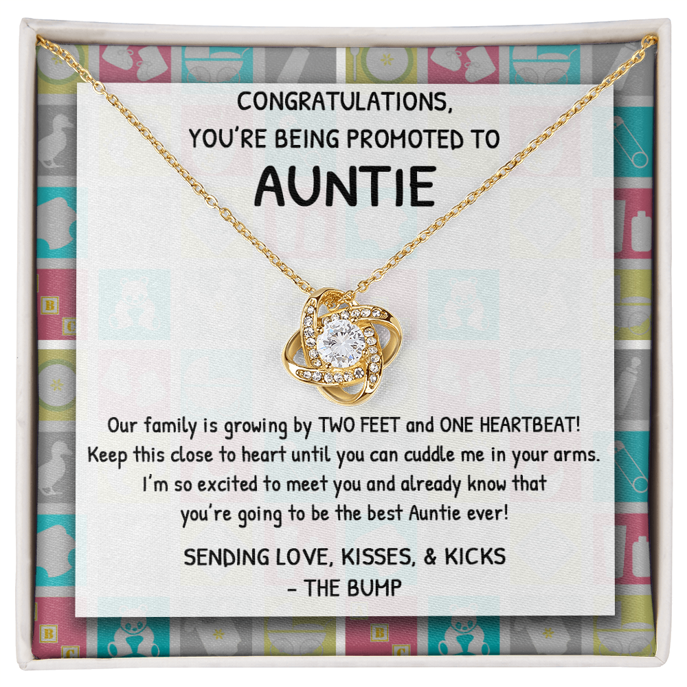 To Be Aunt Gift Necklace, Aunt to Be Announcement from Baby Bump, Soon to Be First Time Aunt, Congratulations Gift Necklace, New Aunt Gift Necklace, Gift for Sister Jewelry For Women