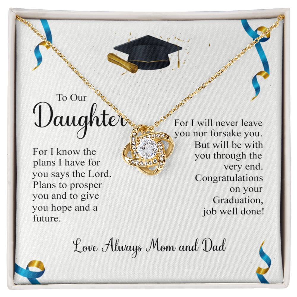To My Daughter Necklace from Mom, Graduation Gift Necklace, Pendant Gift for Daughter, Graduation Gift for Her, High School, College Grad, Senior Graduation, Class of Necklace, Jewelry For Girls