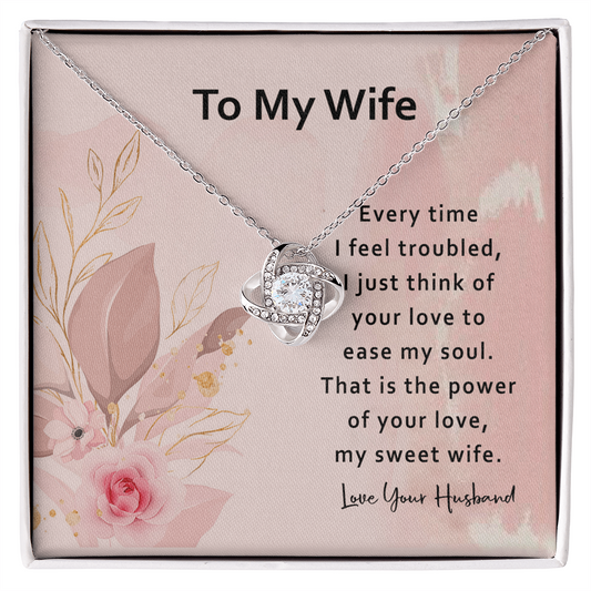 Gift Necklace For Wife From Husband, Necklace Valentines Day For Wife Jewelry Box Pendant Personalized Gift Necklace, Custom Romantic Gift Necklace For My Best Wife Ever, Jewelry Gift For Women