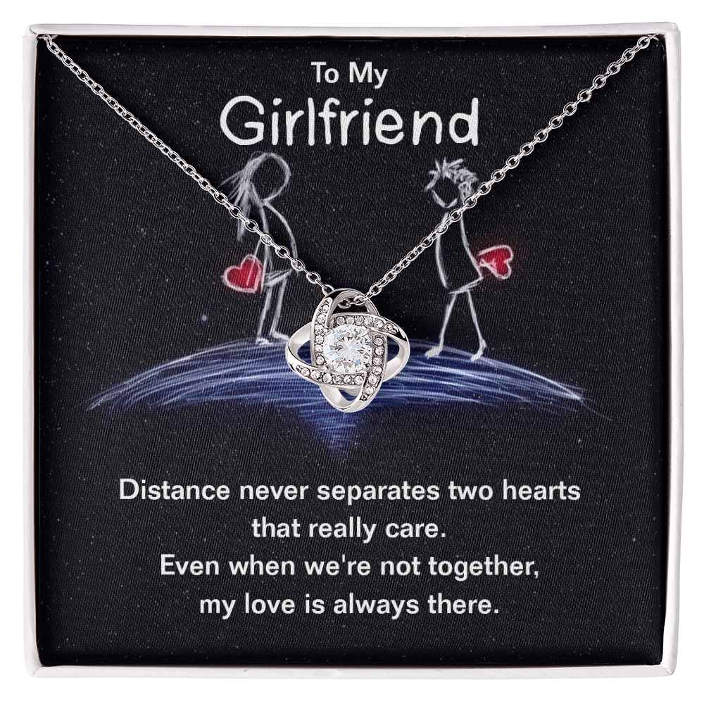 Boy And Girl Jewelry, To My Girlfriend Necklace From Boyfriend, Girlfriend Gift Necklace For Her On Christmas, Anniversary, Birthday, Special Day