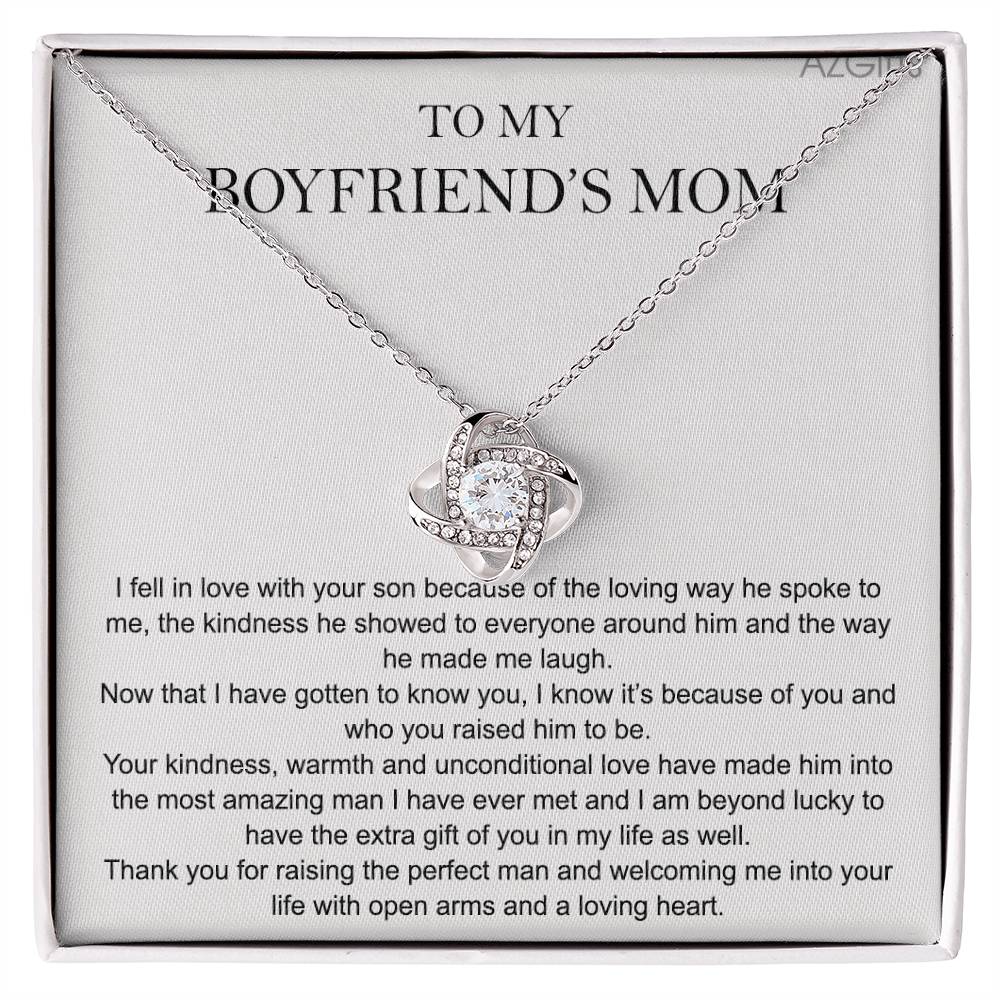 Gifts for Boyfriend's Mom Necklace, To My Boyfriends Mom Necklace, Boyfriend's Mom Gifts, Gifts For My Boyfriends Mom, To My Boyfriend Mom Gifts, Boyfriends Mom Christmas Gift, Mother's Day Gift