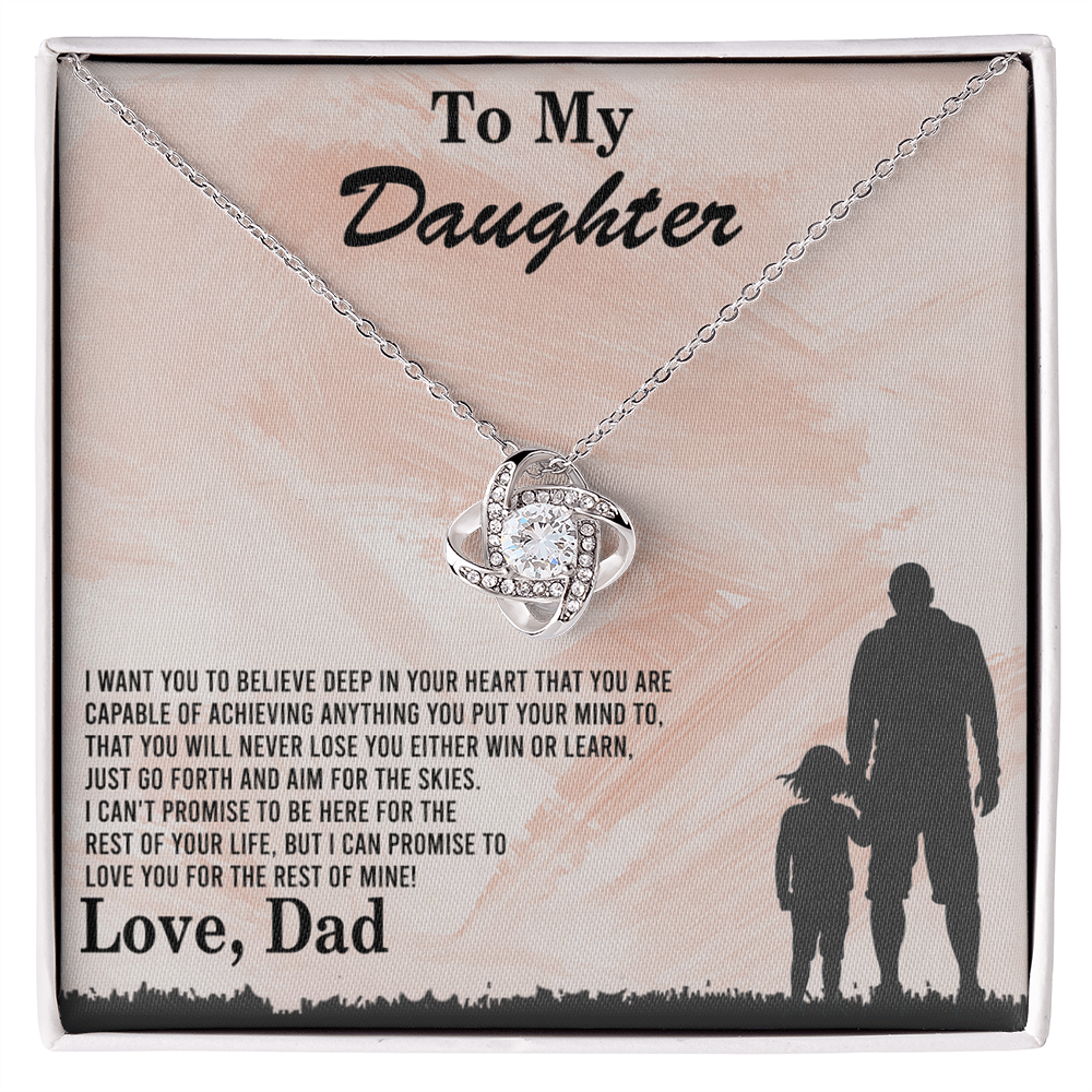 To My Daughter Gift Necklace Love Dad, To My Badass Daughter, Daughter Jewelry From Dad, Father Daughter Gifts From Dad, Necklace For Daughter, To Daughter From Dad, Father Gifts From Daughter