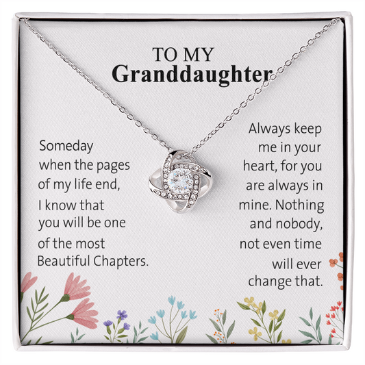 Granddaughter Gifts From Grandma - Granddaughter Necklace, Jewelry Keepsake Gifts For Granddaughter, Love Gift For Adults Or Girls On Birthday, Graduation, Wedding, Valentines, Mothers Day Christmas