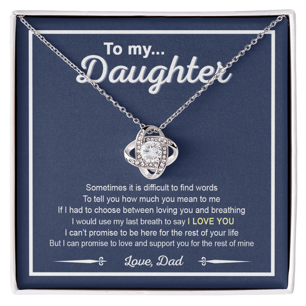 To My Daughter Necklace From Dad , To My Badass Daughter, Daughter Jewelry From Dad, Father Daughter Gift Necklace From Daddy, For My Daughters, To Daughter From Dad, Father Gifts From Daughter