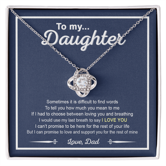 To My Daughter Necklace From Dad , To My Badass Daughter, Daughter Jewelry From Dad, Father Daughter Gift Necklace From Daddy, For My Daughters, To Daughter From Dad, Father Gifts From Daughter