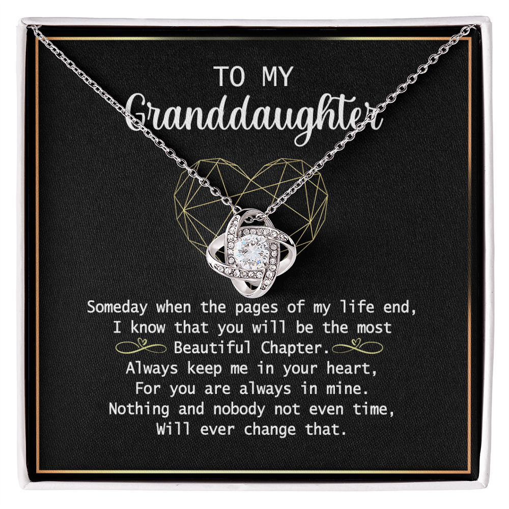 Granddaughter Gift Necklace Granddaughter Gifts from Grandma Grandmother, Birthday Graduation Valentines Day Gifts for Teen Girls Granddaughter Jewelry Gift For Girls, To My Granddaughter Necklace
